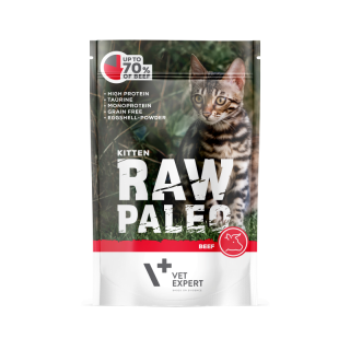 RAW PALEO mokra karma dla kociąt wołowina 100g