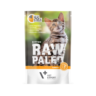 RAW PALEO mokra karma dla kociąt z indykiem 100g