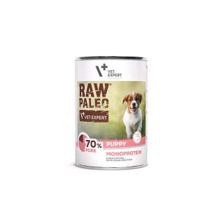 RAW PALEO mokra karma dla szczeniąt z wieprzowiną 400g