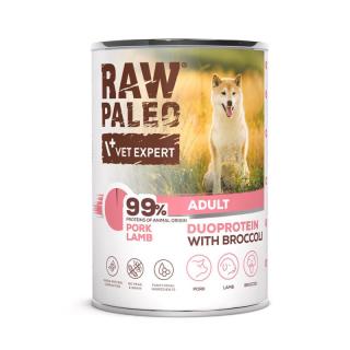RAW PALEO PorkLamb Adult 400g mokra karma dla psów dorosłych duoproteina wieprzowina z jagnięciną