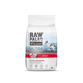 RAW PALEO Ultra Beef Mini Adult 2kg z wołowiną dla psów dorosłych ras małych