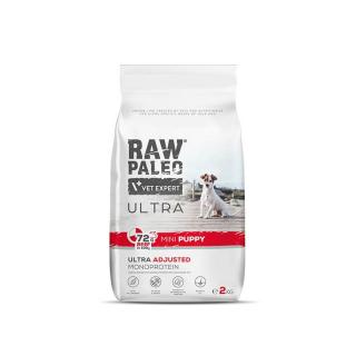 RAW PALEO Ultra Beef Mini Puppy 2kg z wołowiną dla szczeniąt ras małych