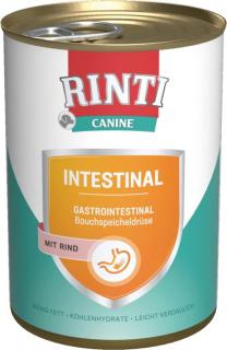 RINTI Canine Gastro Intestinal Wołowina 400g pomaga uregulować procesy trawienne