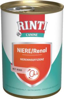 RINTI Canine Niere/Renal Wołowina 400g wspomagająca pracę nerek u psów