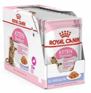 Royal Canin Kitten Sterilised Jelly 85g 12 PACK