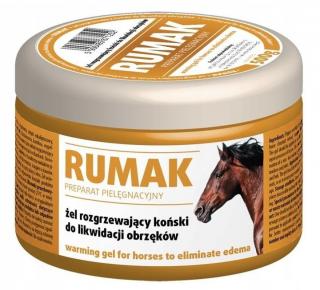 RUMAK Rozgrzewający żel dla koni 250g