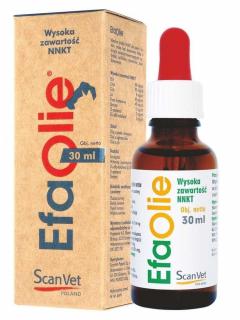 SCANVET Efa Olie krople doustne 30ml Omega-3 i Omega-6