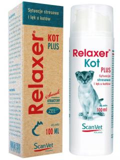 SCANVET Relaxer Plus żel 100ml na stres i lęk u kota