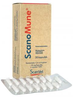 SCANVET scanomune 20mg 30 kapsułek