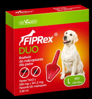 VET-AGRO Fiprex DUO L 20-40kg roztwór dla psów 2,68ml