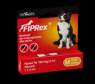 VET-AGRO Fiprex M 10-20kg roztwór dla psów 1szt