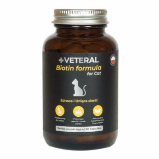 VETERAL Biotin Formula Cat 60 kapsułek