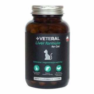 VETERAL Liver Formula Cat 60 kapsułek