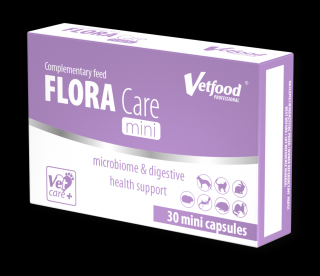 VETFOOD Flora Care mini 30 kapsułek na biegunkę