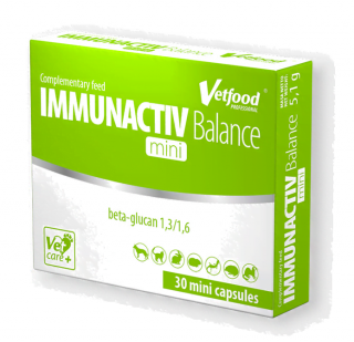 VETFOOD Immunactiv Balance mini 30 kapsułek