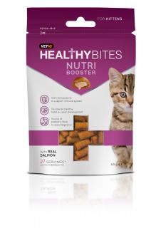 VETIQ HEALTHY BITES NUTRI BOOSTER FOR KITTEN Przysmaki z witaminami dla kociąt  65g