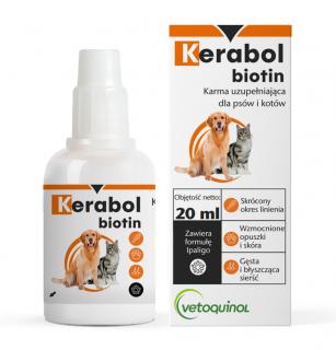 VETOQUINOL Kerabol Biotin krople 20 ml