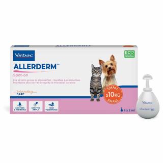 VIRBAC allerderm spot-on 2ml x 6 pipet - pies i kot