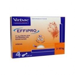 VIRBAC effipro s pies 0,67ml spot-on 2 - 10 kg 1 pipeta