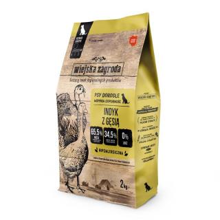 WIEJSKA ZAGRODA Indyk z gęsią M 2kg karma sucha dla psów dorosłych