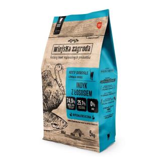 WIEJSKA ZAGRODA Indyk z łososiem 5kg karma sucha dla kotów dorosłych