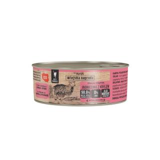 WIEJSKA ZAGRODA Jagnięcina z krylem 85g karma mokra dla kotów dorosłych