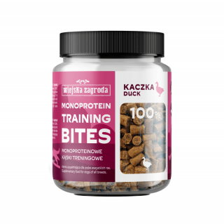 Wiejska Zagroda Kąski monoproteinowe Kaczka 150g przysmak treningowy dla psa