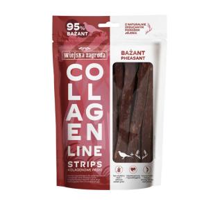 Wiejska Zagroda Kolagenowe ciasteczka Bażant 90g przysmak dla psa