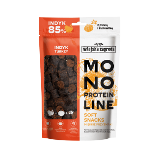 Wiejska Zagroda Monoproteinowy Soft snacks Indyk 115g przysmak dla psa