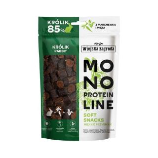 Wiejska Zagroda Monoproteinowy Soft snacks Królik 115g przysmak dla psa