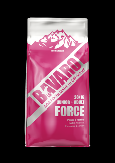 Bavaro Force 18kg Adult/Junior - karma dla psa   / Active/ High Energy / Agilo