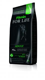 Fitmin For Life Adult 2x15kg Karma dla psa Fitmin For Life Adult 15kg 55% mięsa