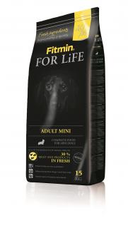 Fitmin For Life Adult Mini 15kg - karma dla psa Karma dla psa Fitmin For Life Adult Mini 15kg 66% mięsa