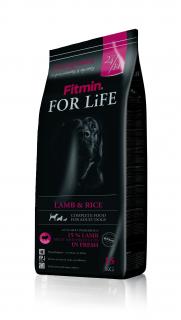 Fitmin For Life Lamb Rice 15kg Karma dla psa Fitmin For Life Lamb Rice 15kg 42,5% mięsa