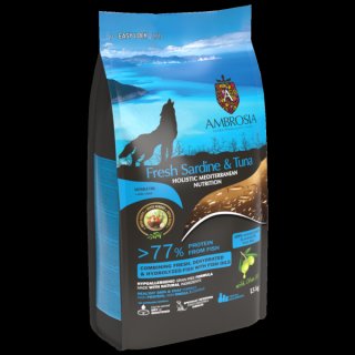 AMBROSIA Dog Mediterranean Fresh Sardine  Tuna Adult - 1,5kg