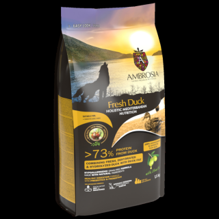 AMBROSIA Dog Mediterranean Sensitive Fresh Duck Adult - 1,5kg