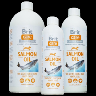 Brit Care Salmon Oil - 100% olej z łososia - 250 ml