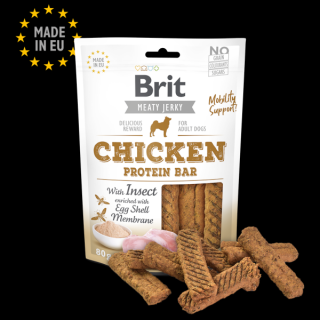 Brit Jerky Snack Protein Bar Chicken  Insect - 80g