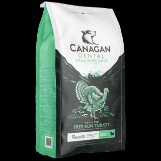 CANAGAN Small Breed Free-Run Turkey Dental Dog - 2kg