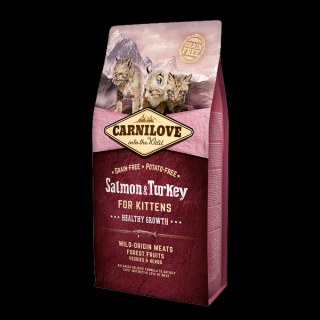 Carnilove Cat Salmon  Turkey Kittens - łosoś i indyk - 2kg