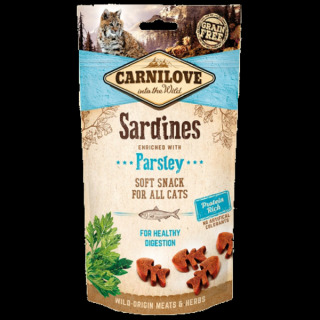 Carnilove Cat Semi Moist Snack Sardines  Parsley - 50g