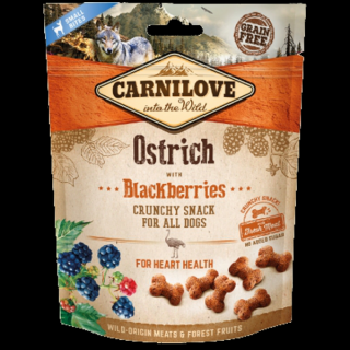 Carnilove Crunchy Snack Ostrich  Blackberries - 200g