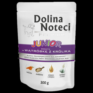 Dolina Noteci Premium Junior z watrobka z krolika - 400g