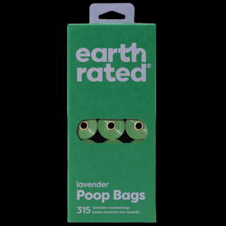 Earth Rated Poop Bags - woreczki, zapach lawendy, 21 x 15szt.