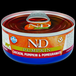 Farmina Cat ND Chicken, Pumpkin  Pomegranate Adult - 70g