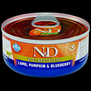 Farmina Cat ND Lamb, Pumpkin  Blueberry Adult - 70g