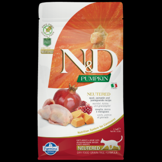 Farmina Cat ND Pumpkin Quail  Pomegranate Neutered - 300g