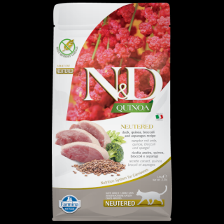 Farmina Cat ND Quinoa Neutered Duck  Broccoli - 1,5kg