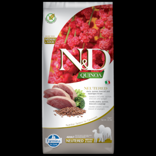 Farmina Dog ND Quinoa Neutered Duck  Broccoli Medium/Maxi - 12kg