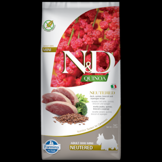 Farmina Dog ND Quinoa Neutered Duck  Broccoli Mini - 2,5kg